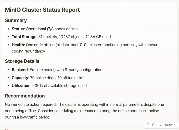 Shorter report answer